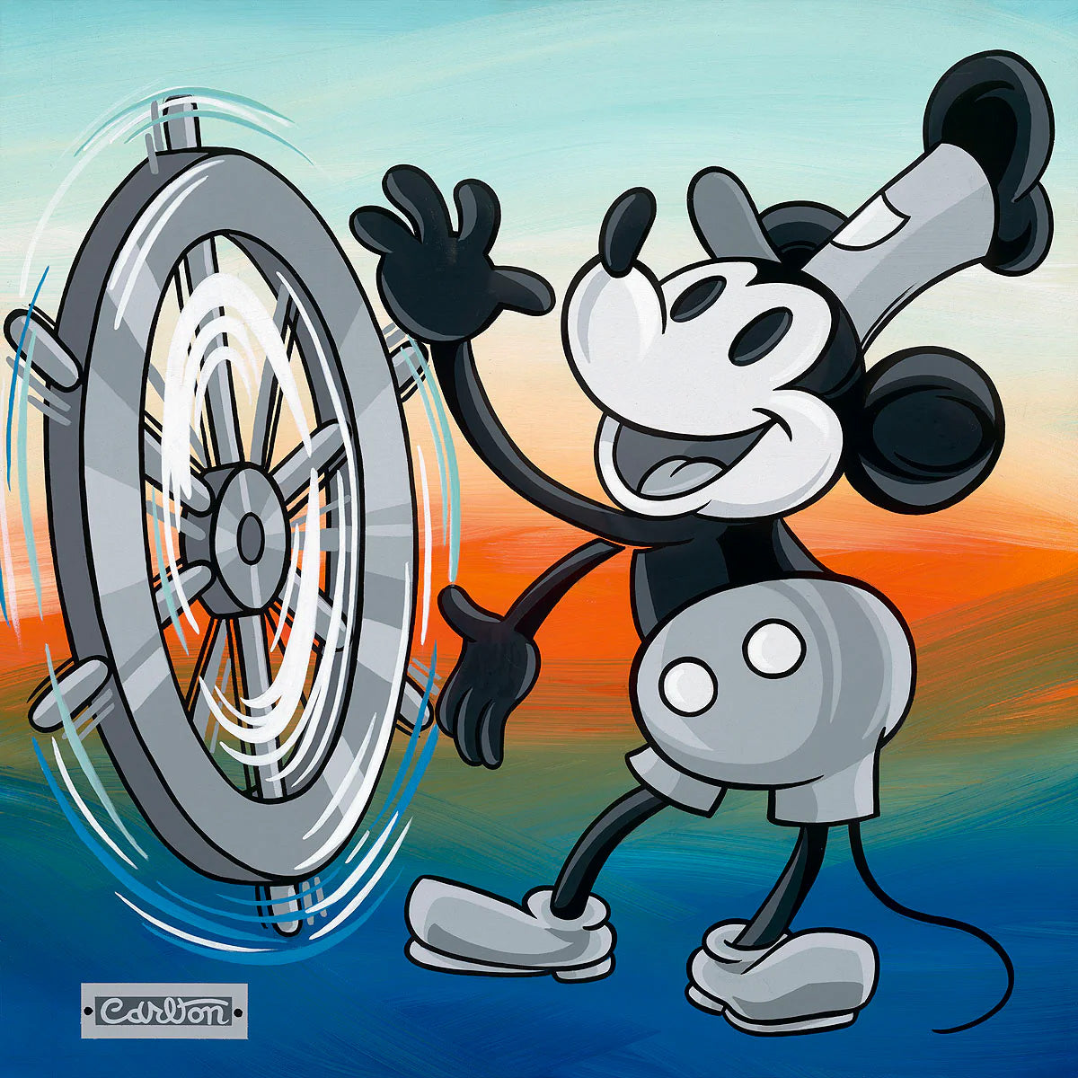 Trevor Carlton Disney "Big Spin" Vintage Classics Edition • Reclaimed Wood