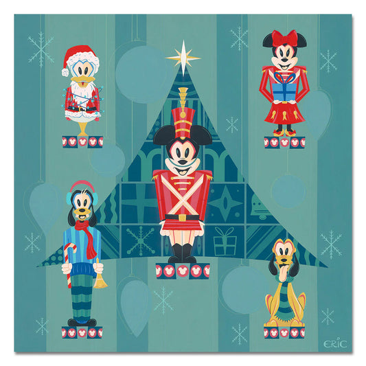 Eric Doggett Disney "Waltz of the Fab Five" Limited Edition Canvas Giclee