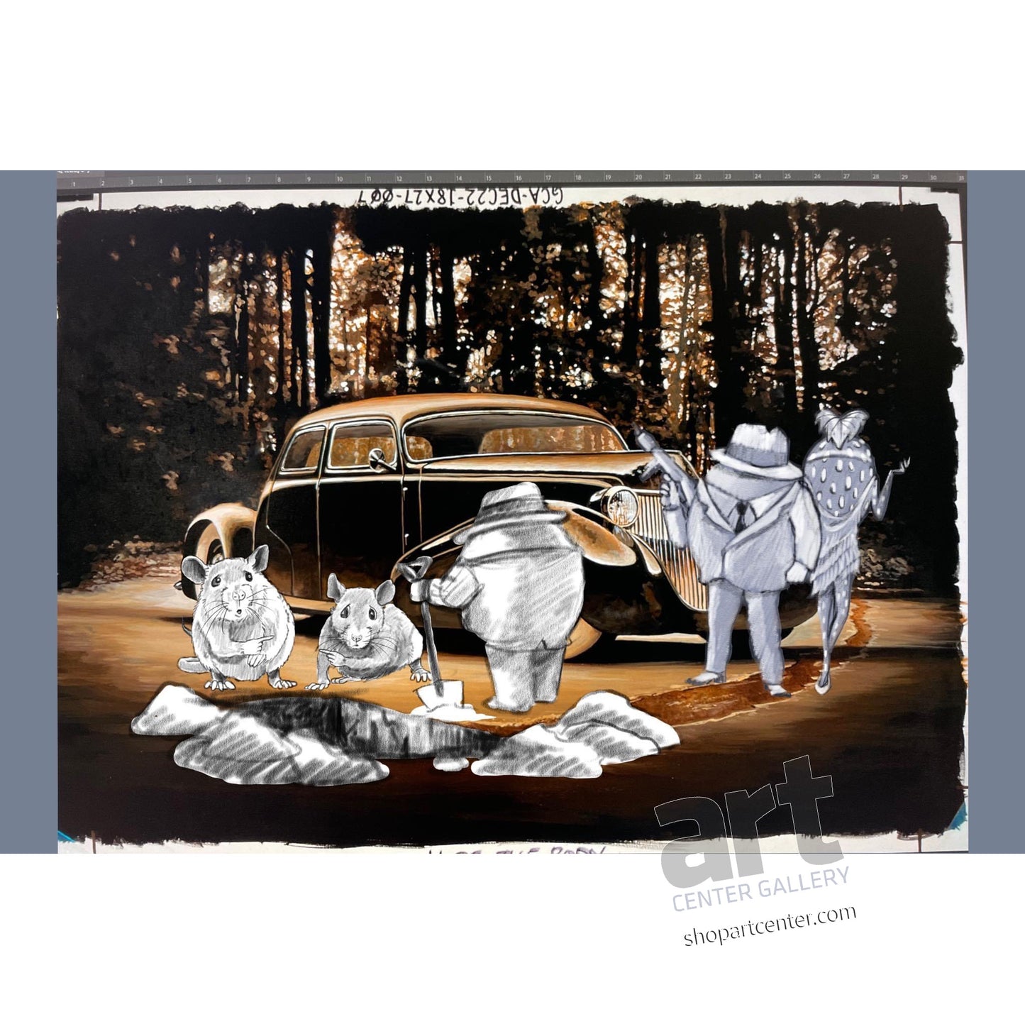 Michael Godard Wise Guys Title TBD Limited Edition Canvas Giclee