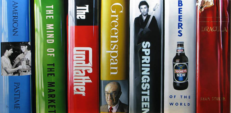 John-Mark Gleadow "Bibliotheque VIII" Limited Edition Canvas Giclee