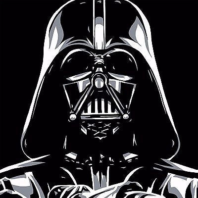 Allison Lefcort Star Wars "Darth Vader" Canvas Giclee