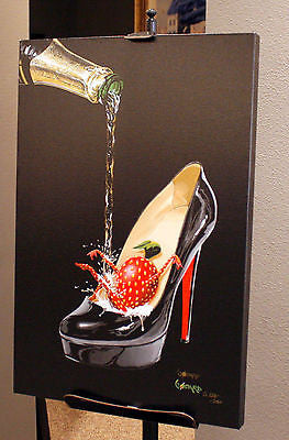 Michael Godard "Champagne Shoe" Limited Edition