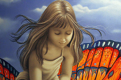 Michael Godard "Butterfly" Limited Edition Canvas Giclee