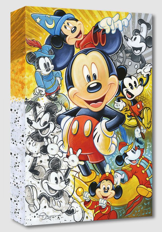 Tim Rogerson Disney "90 Years of Mickey Mouse" Limited Edition Canvas Giclee