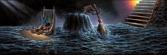 Rodel Gonzalez Disney "As the Apprentice Sleeps" Limited Edition Canvas Giclee