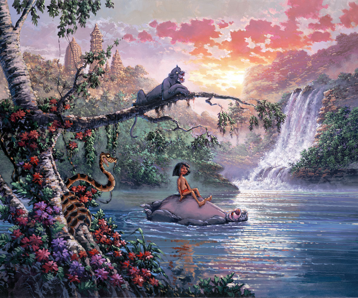 Rodel Gonzalez Disney "The Bear Necessities of Life" Limited Edition Canvas Giclee