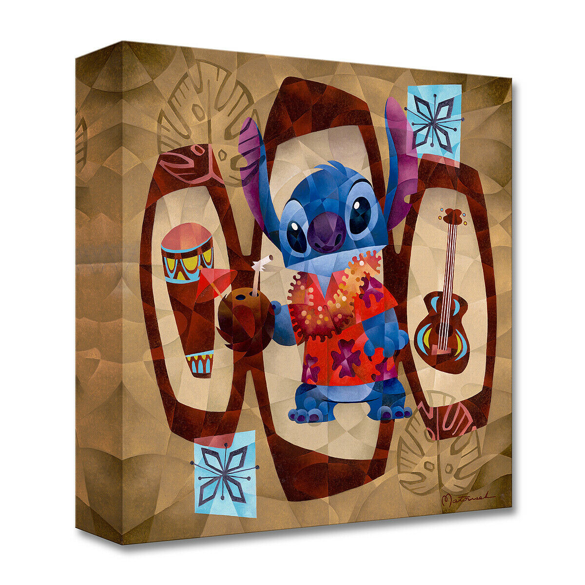 Tom Matousek Disney "The Stitch Life" Limited Edition Canvas Giclee