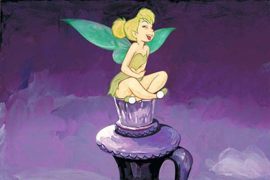 Jim Salvati Disney "Tickled Tink" Limited Edition Canvas Giclee