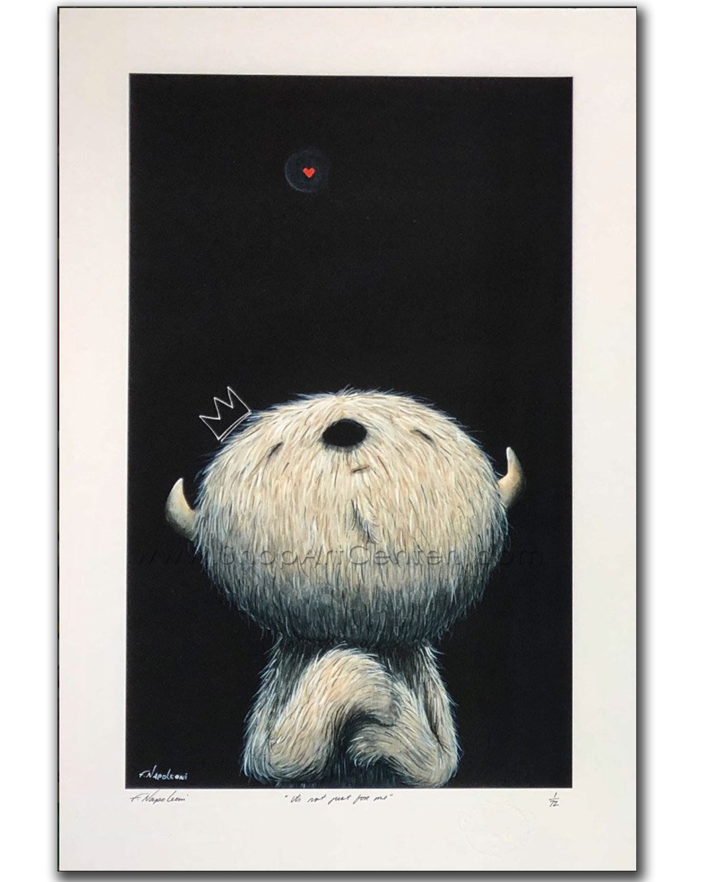 Fabio Napoleoni "It's Not Just for Me" Limited Edition Paper Giclee