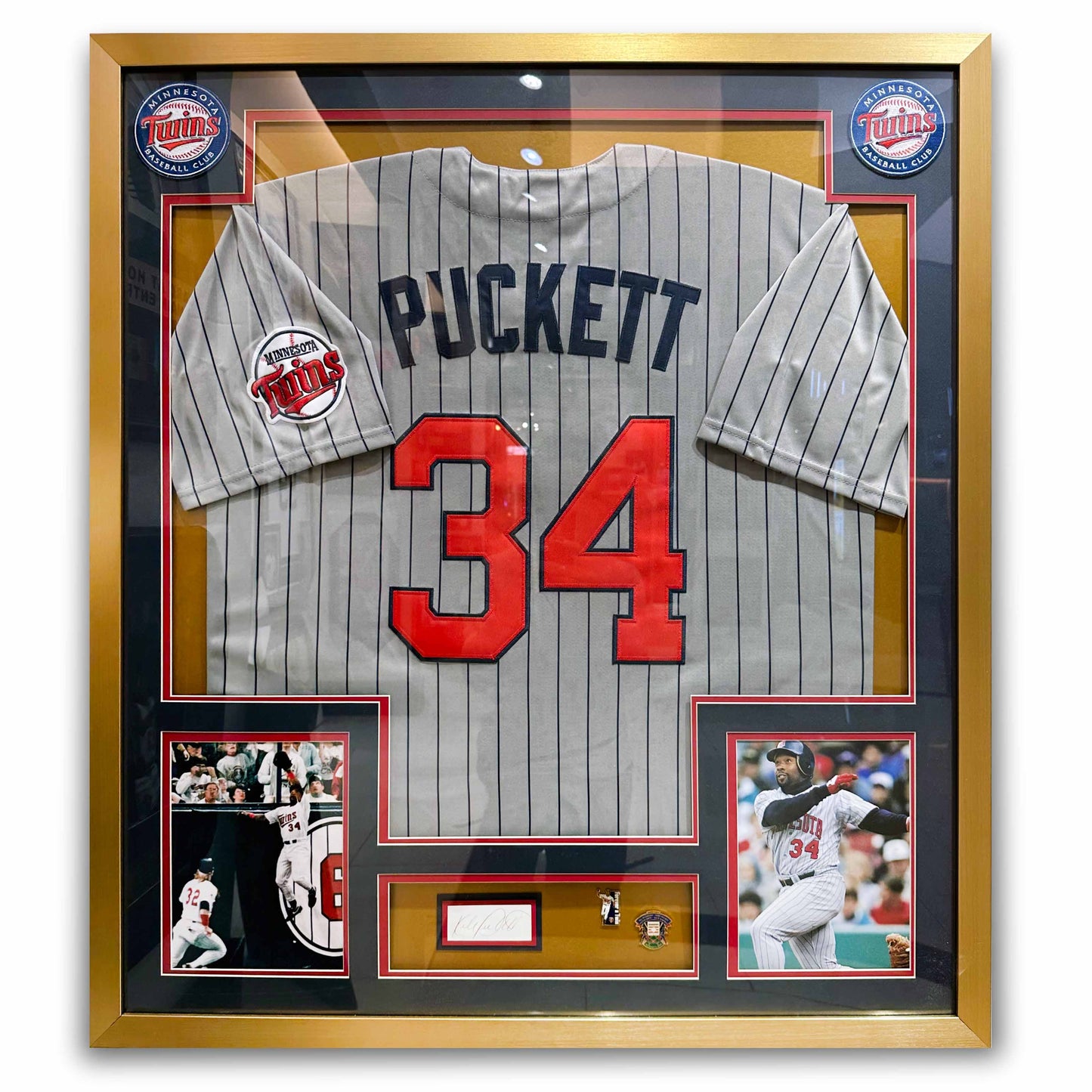 Art Center Gallery 34 PUCKETT Framed Sports Jersey