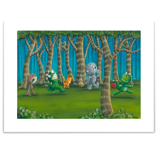 Fabio Napoleoni "Let the Adventures Begin" Limited Edition Paper Giclee