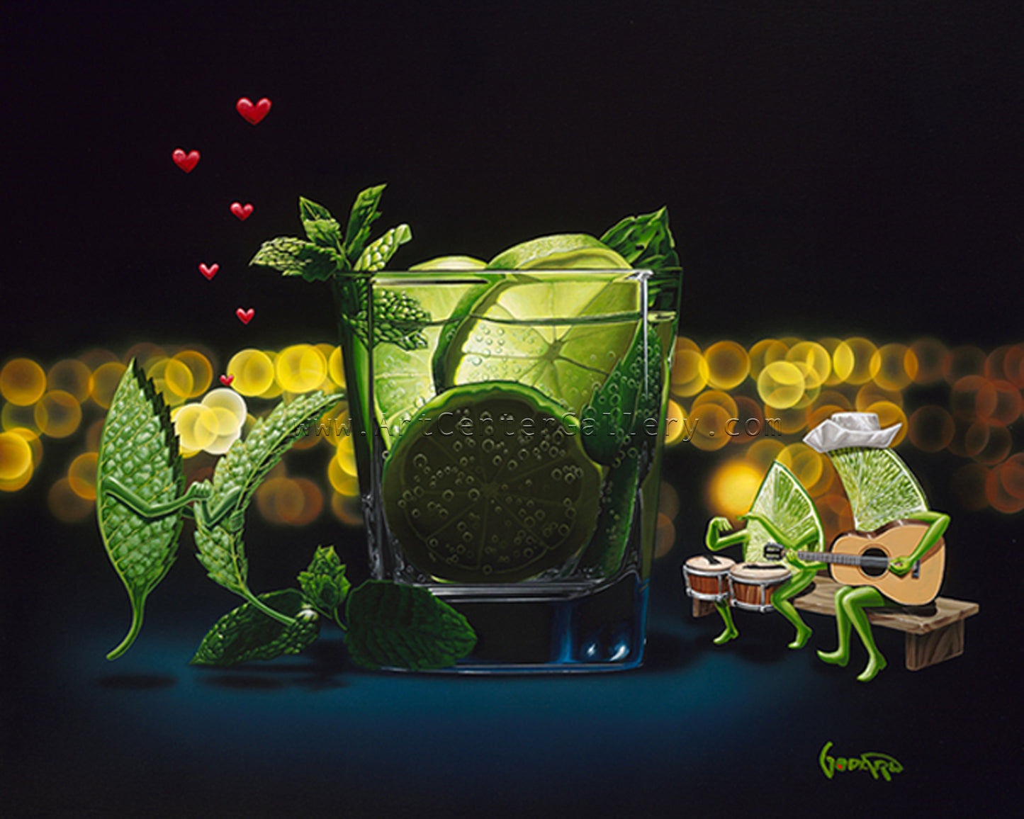 Michael Godard "Mint to Be" Limited Edition Canvas Giclee