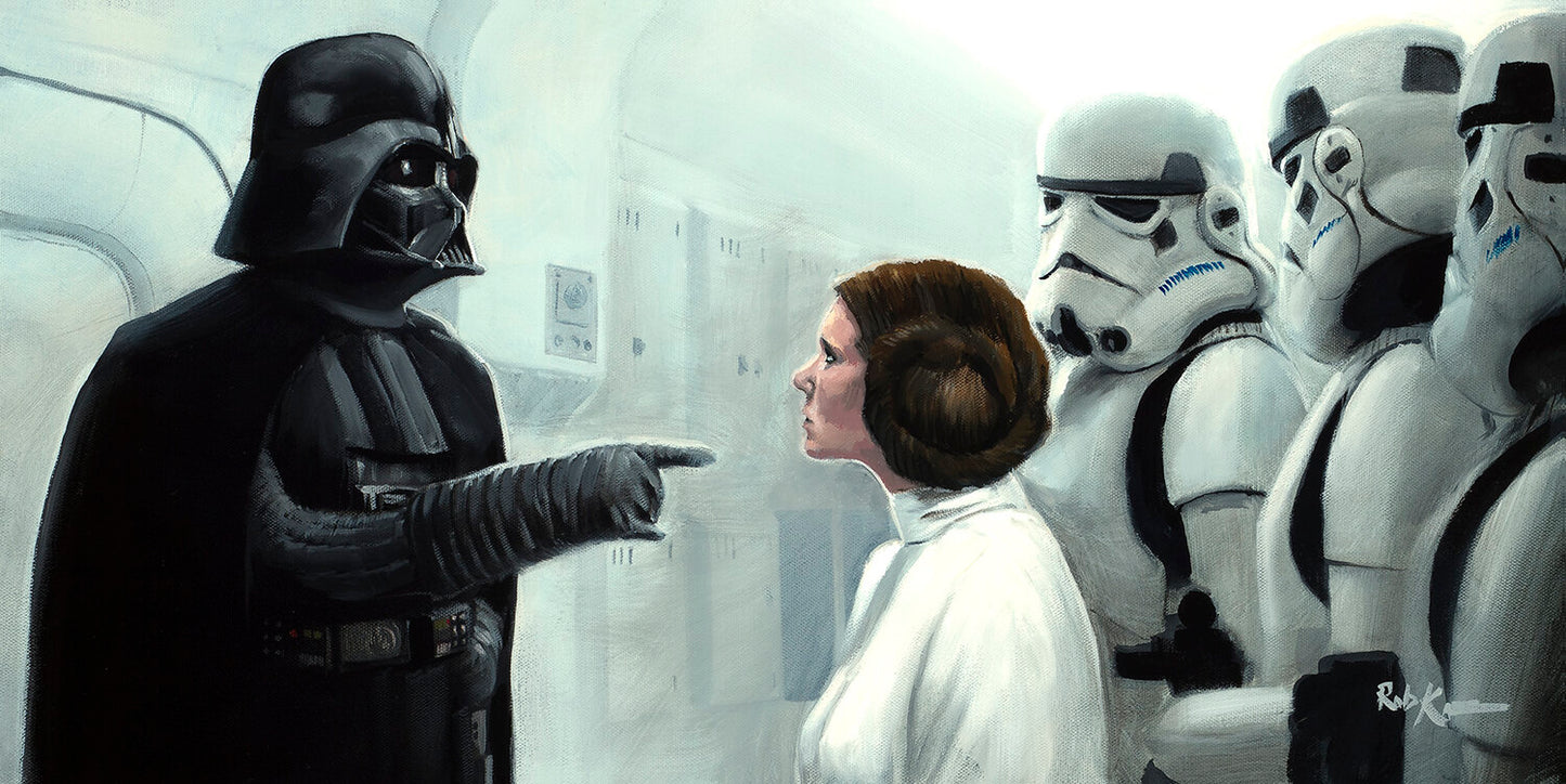 Rob Kaz Star Wars "Take Her Away" Limited Edition Canvas Giclee