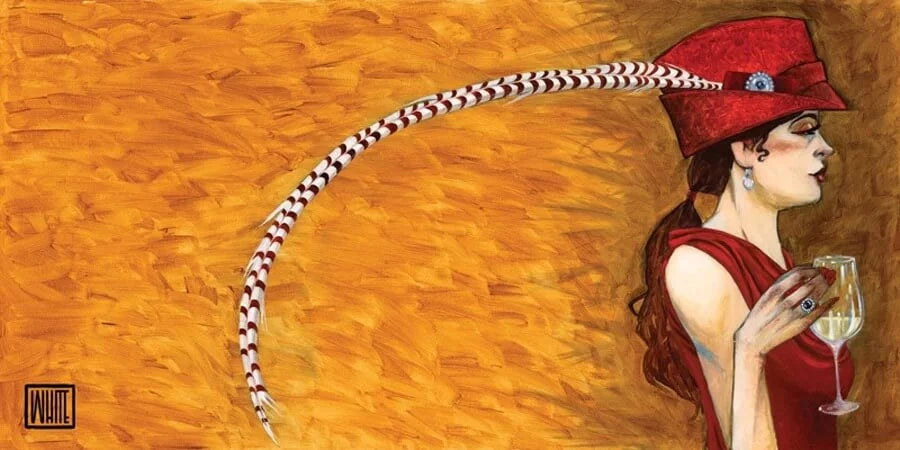 Todd White "Feather In Her Cap" Limited Edition Canvas Giclee