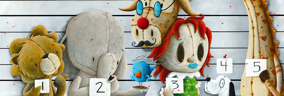 Fabio Napoleoni "Usual Suspects Too" and "Marcenivo Scissorhands" Limited Edition Giclee