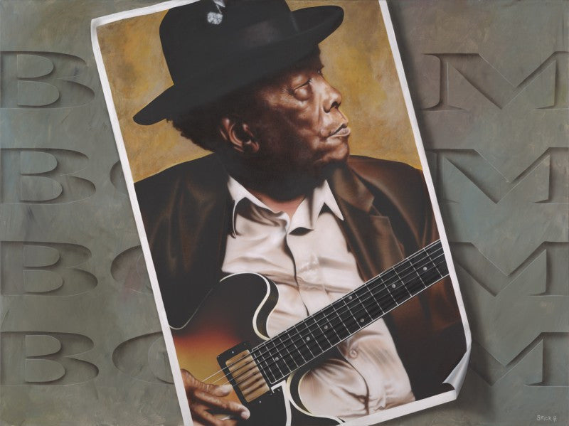 Stickman "Boom, Boom, Boom, Boom" (J.L. Hooker) Limited Edition Canvas Giclee