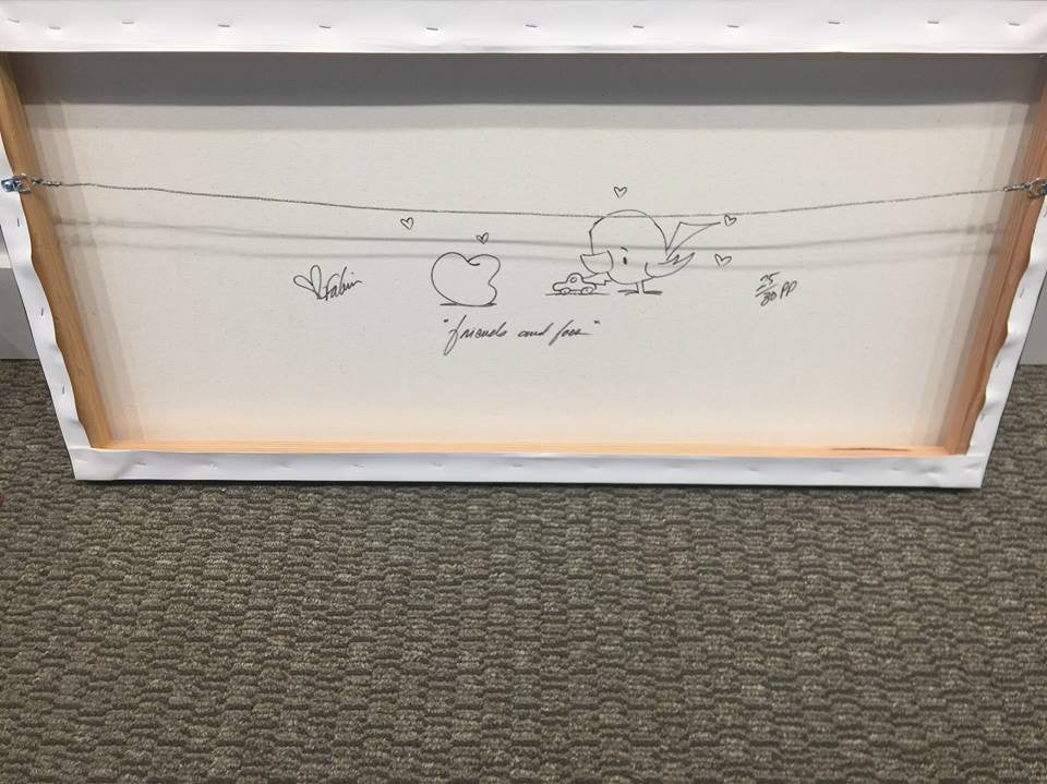 Fabio Napoleoni "Friends and Foes" Limited Edition Canvas Giclee