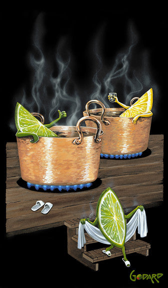 Michael Godard "The Spa Treatment" Limited Edition Canvas Giclee