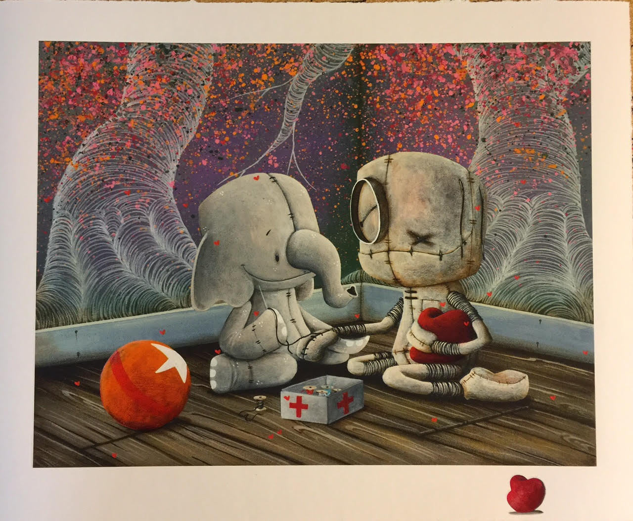 Fabio Napoleoni "That's What Friends are For" Limited Edition Paper Giclee