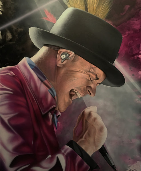 Stickman "Armed with Will and Determination...and Grace Too" Limited Edition Canvas Giclee