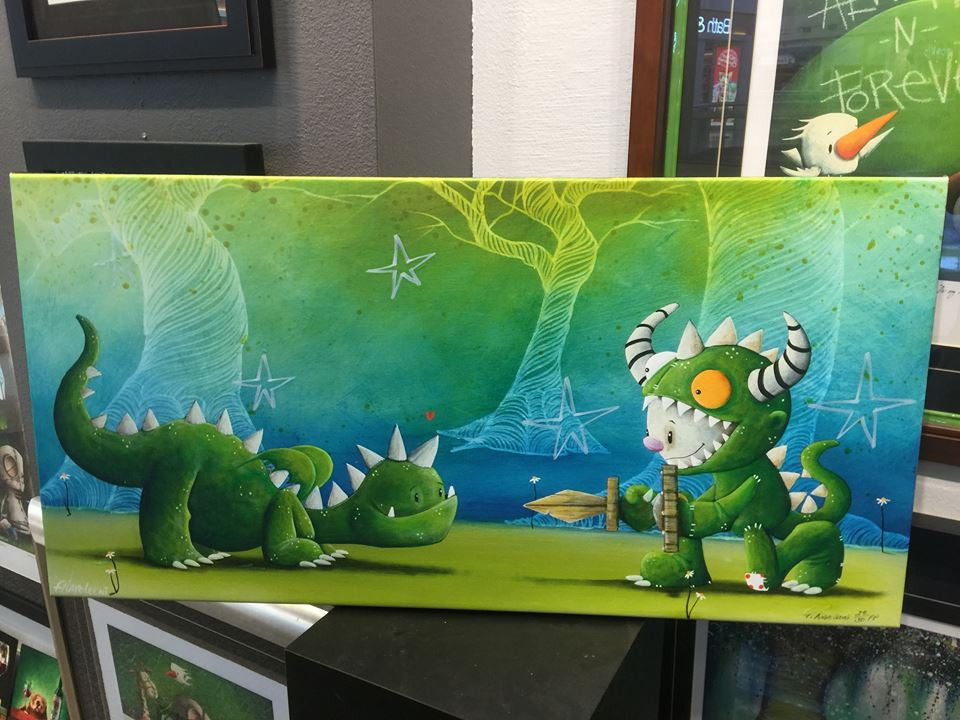 Fabio Napoleoni "Friends and Foes" Limited Edition Canvas Giclee