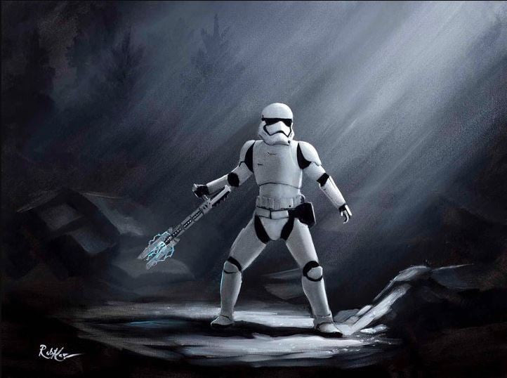 Rob Kaz Star Wars - "TR-8R" Limited Edition Canvas Giclee