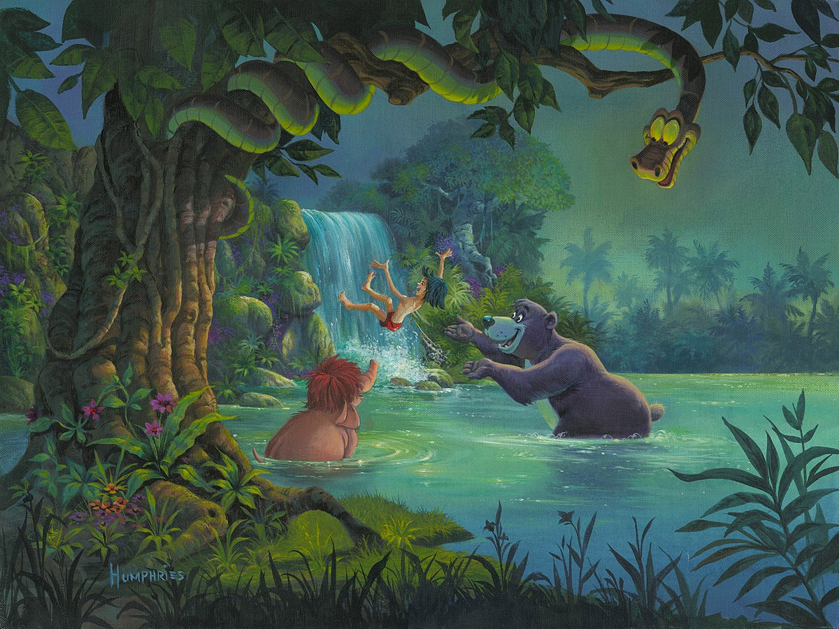 Michael Humphries Disney "At Home in the Wild" Limited Edition Canvas Giclee