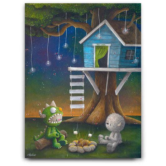 Fabio Napoleoni "Campfire Chat" Limited Edition Paper Giclee