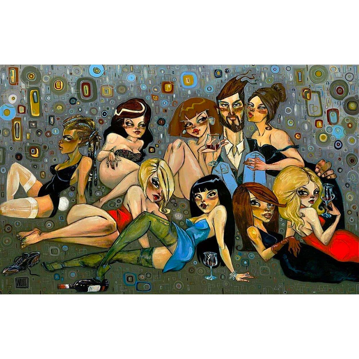 Todd White "Current Sticky" Limited Edition Canvas Giclee