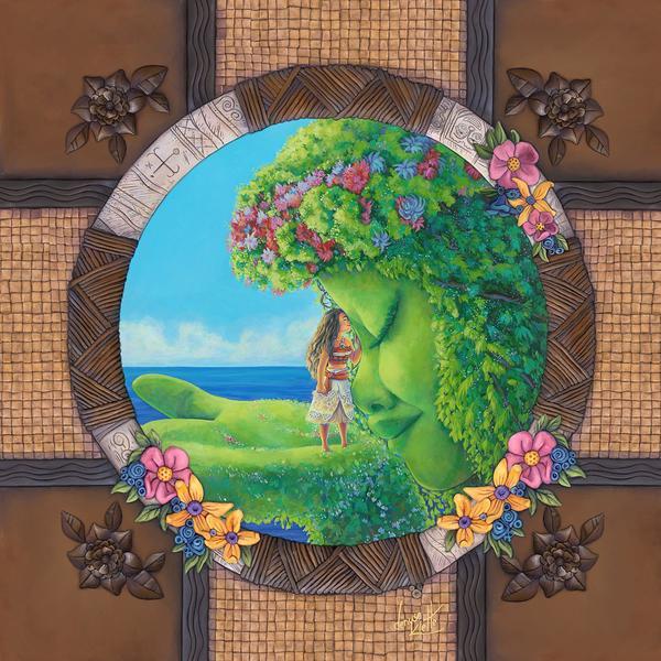 Denyse Klette Disney "Te Fiti" Limited Edition Canvas Giclee
