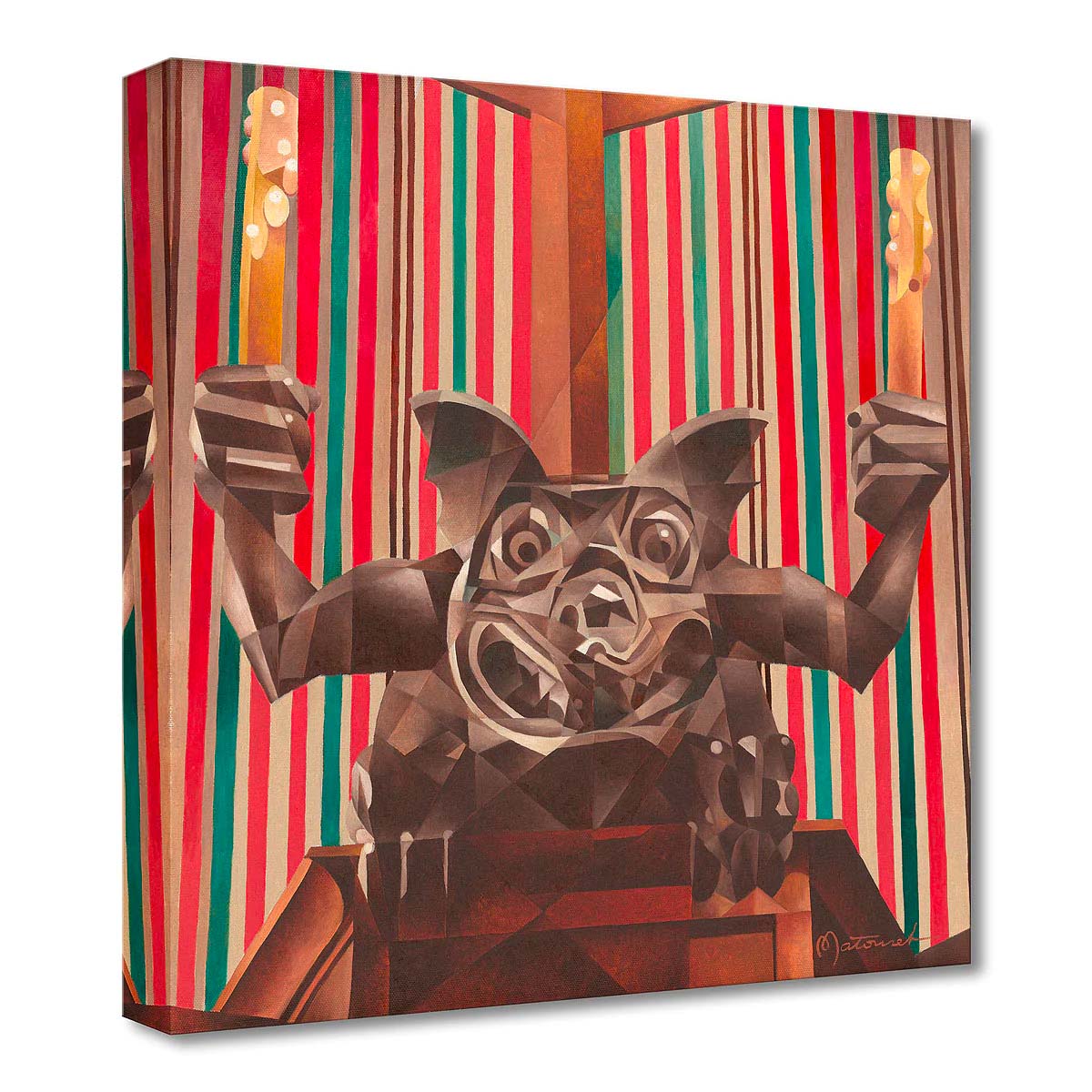 Tom Matousek Disney "Haunted Gargoyle" Limited Edition Canvas Giclee