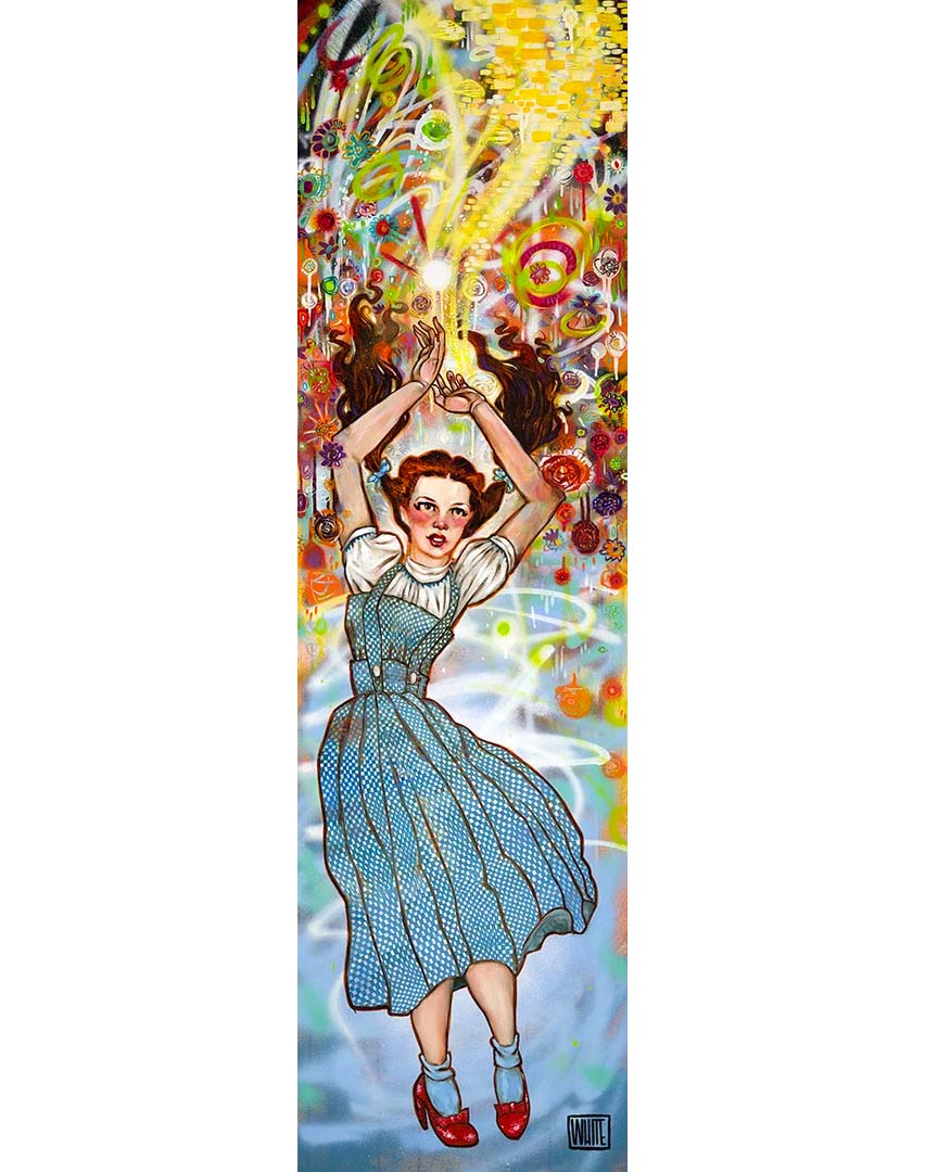 Todd White "Flying Over the Poppies" Limited Edition Canvas Giclee