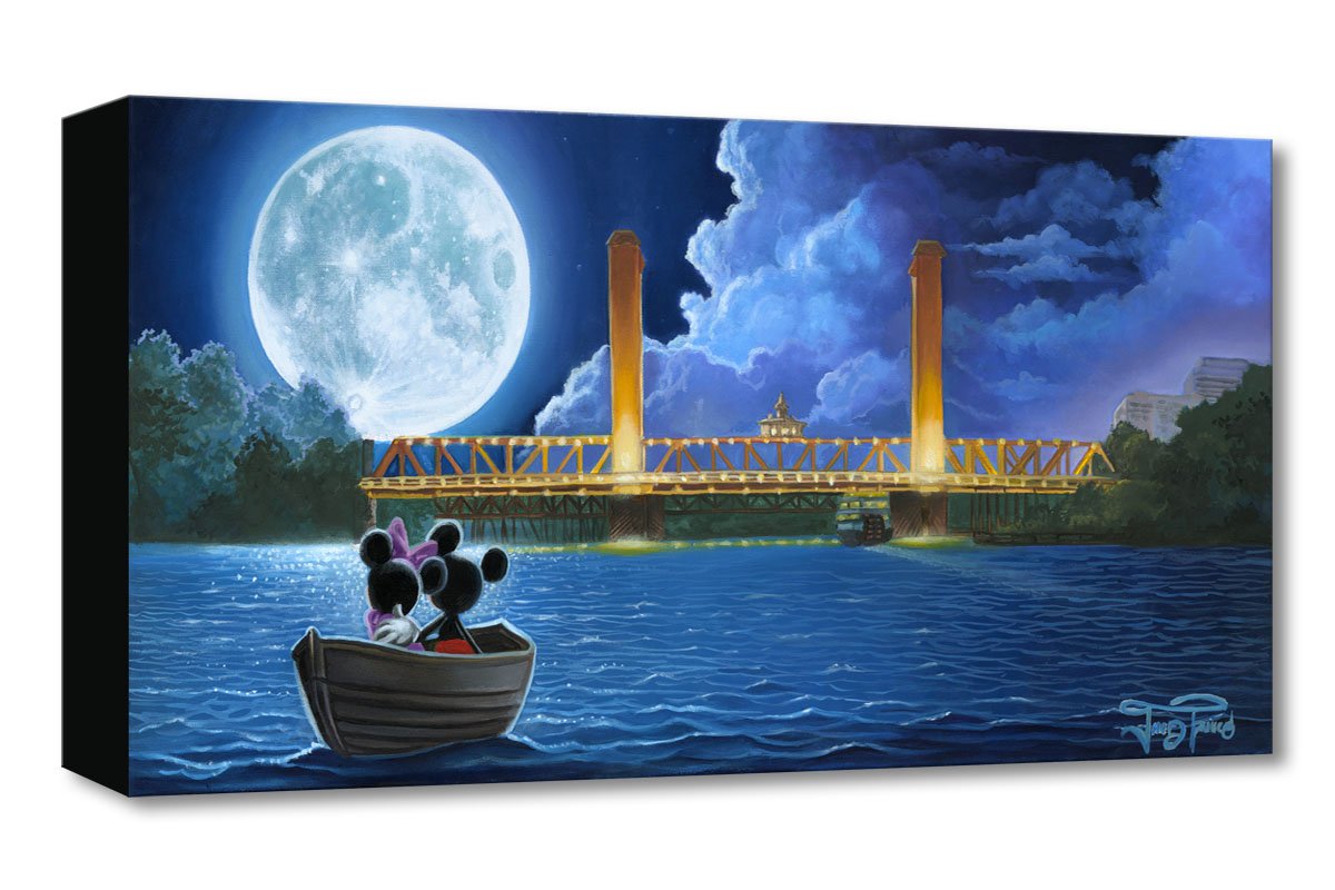 Jared Franco Disney "Drifting in the Moonlight" Limited Edition Canvas Giclee