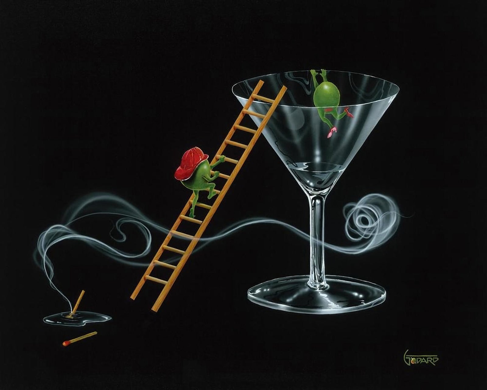Michael Godard "To the Rescue" Limited Edition Canvas Giclee