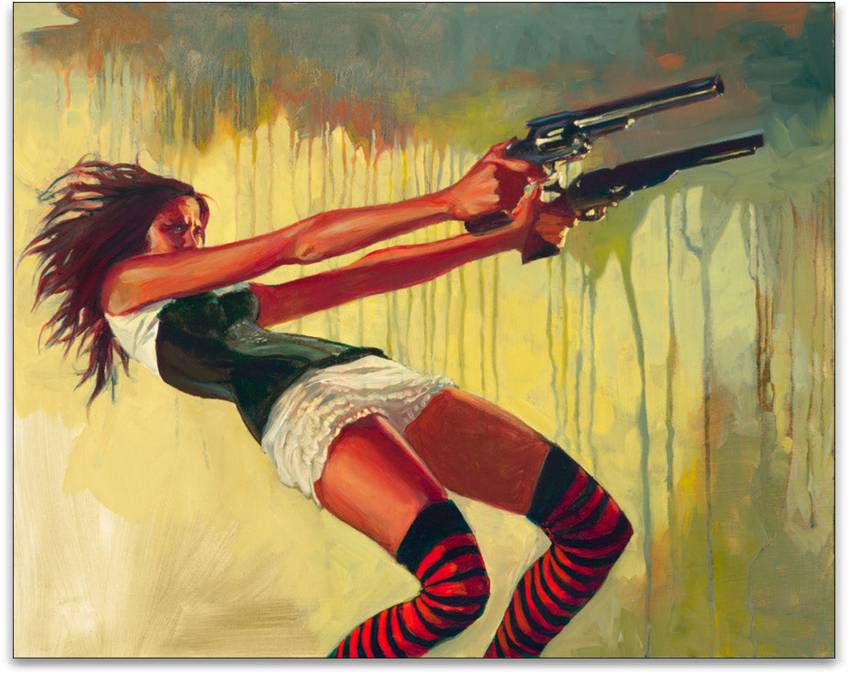 Gabe Leonard "Justice Ain't Blind" Limited Edition Canvas Giclee