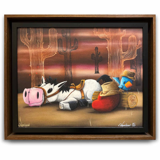 Fabio Napoleoni Framed • Sweet Little Cowboy Dreamer 75/107 Limited Edition