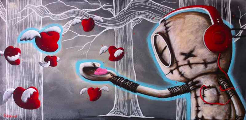 Fabio Napoleoni "I Listened" Limited Edition Paper Giclee