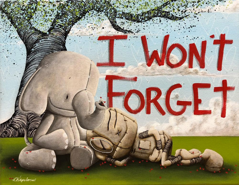 Fabio Napoleoni "I Won't Forget" Limited Edition Paper Giclee