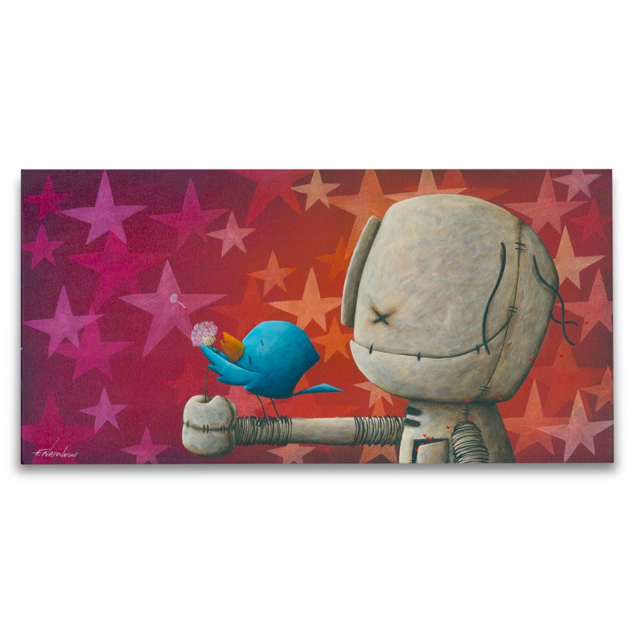 Fabio Napoleoni "If I Tell You It Won't Come True" Limited Edition Canvas Giclee