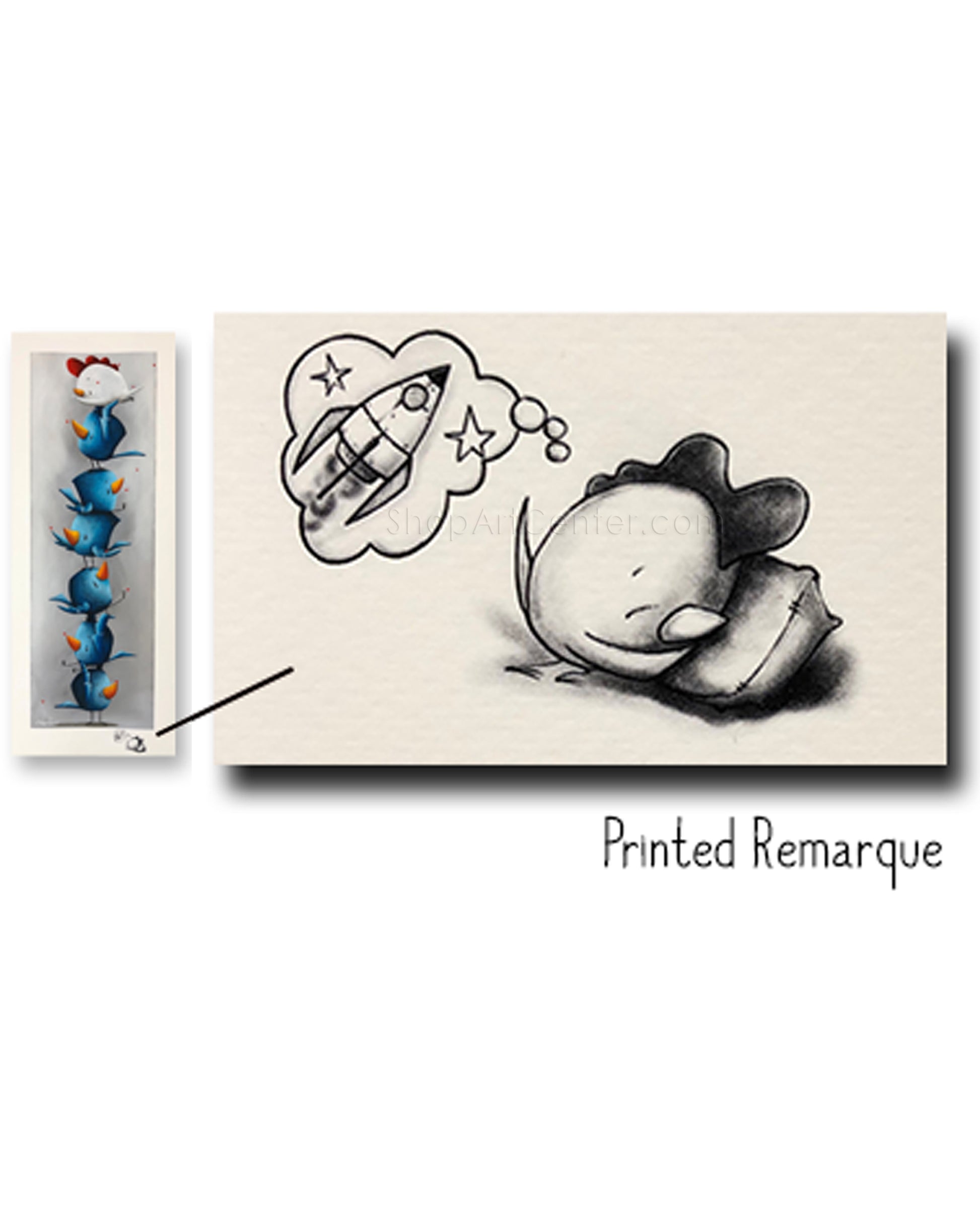 Fabio Napoleoni "I'm Flying" Limited Edition Paper Giclee