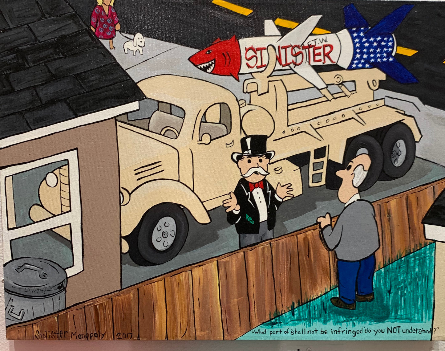 Sinister Monopoly “Don’t Infringe On My Property”