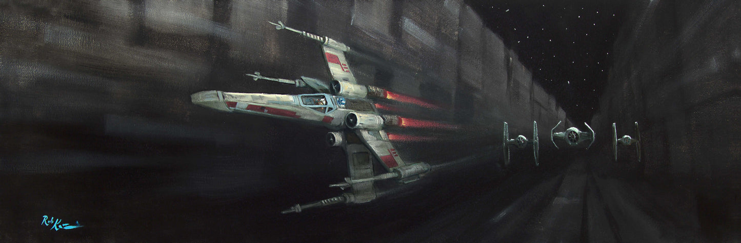 Rob Kaz Star Wars "Stay on Target" Limited Edition Canvas Giclee
