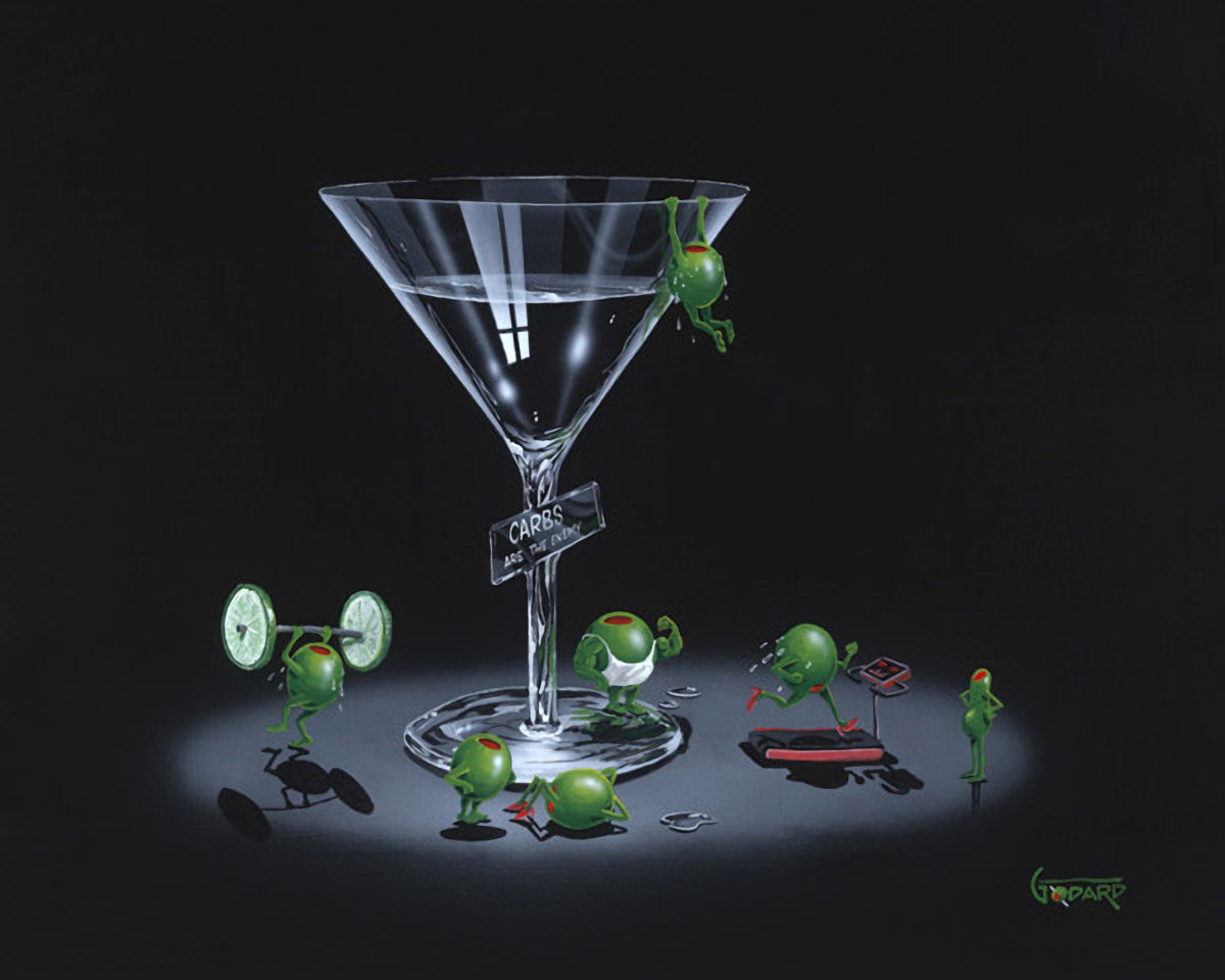 Michael Godard "Liquid Diet" Limited Edition Canvas Giclee