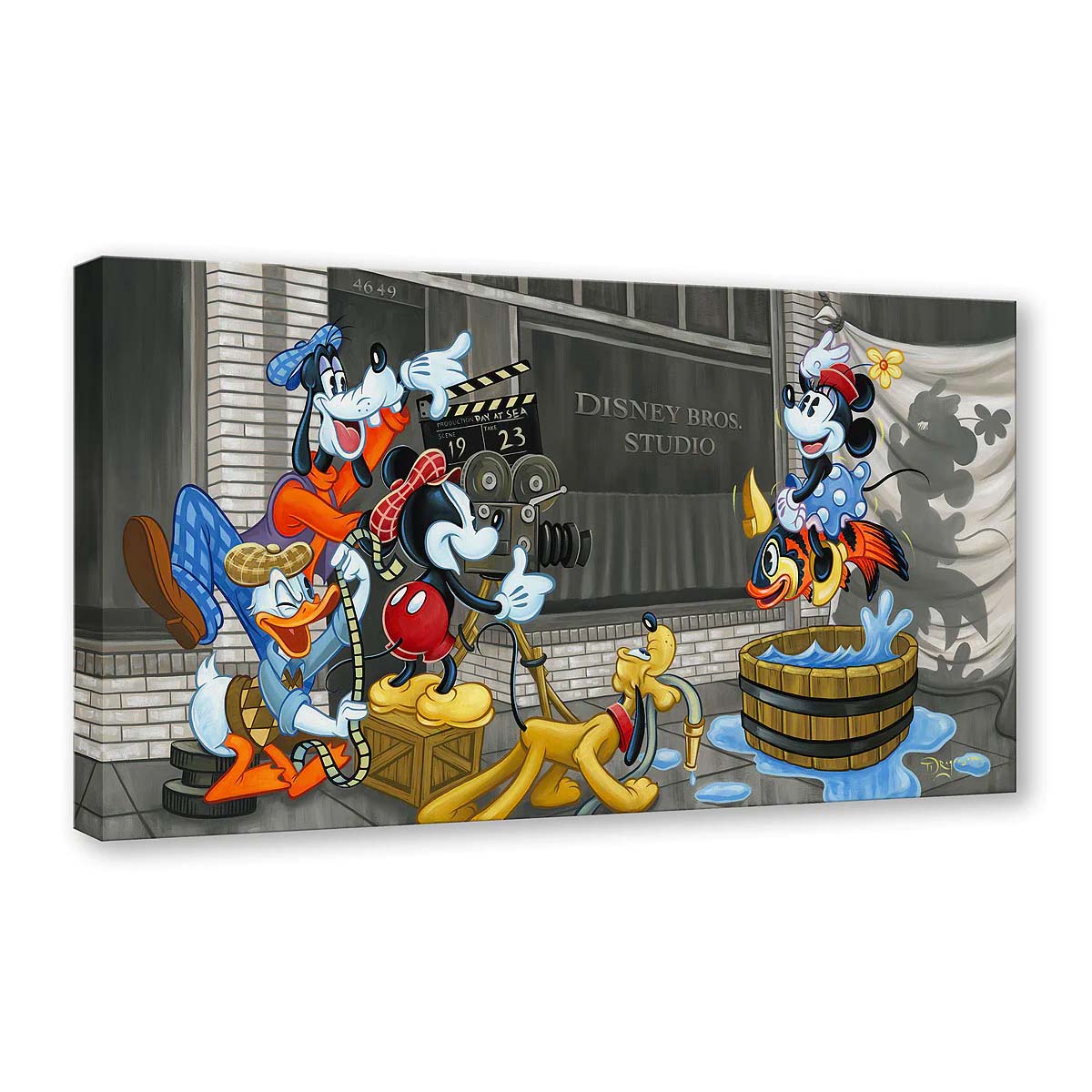 Tim Rogerson Disney "Making Movie Magic" Limited Edition Canvas Giclee
