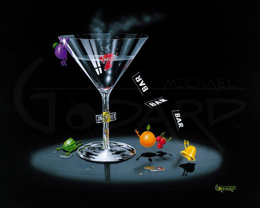 Michael Godard "Bar None" Limited Edition Canvas Giclee