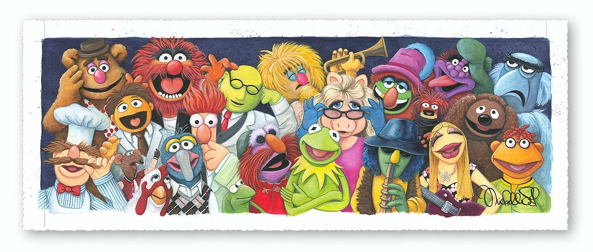 Michelle St. Laurent Disney "Back Stage at the Show" Limited Edition Canvas Giclee