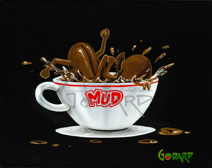 Michael Godard "Mud Wrestling" Limited Edition Canvas Giclee