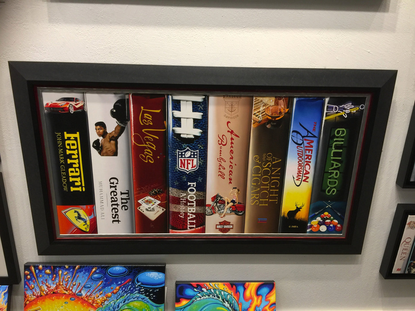 John-Mark Gleadow "The Ultimate Man Cave" Original on Canvas