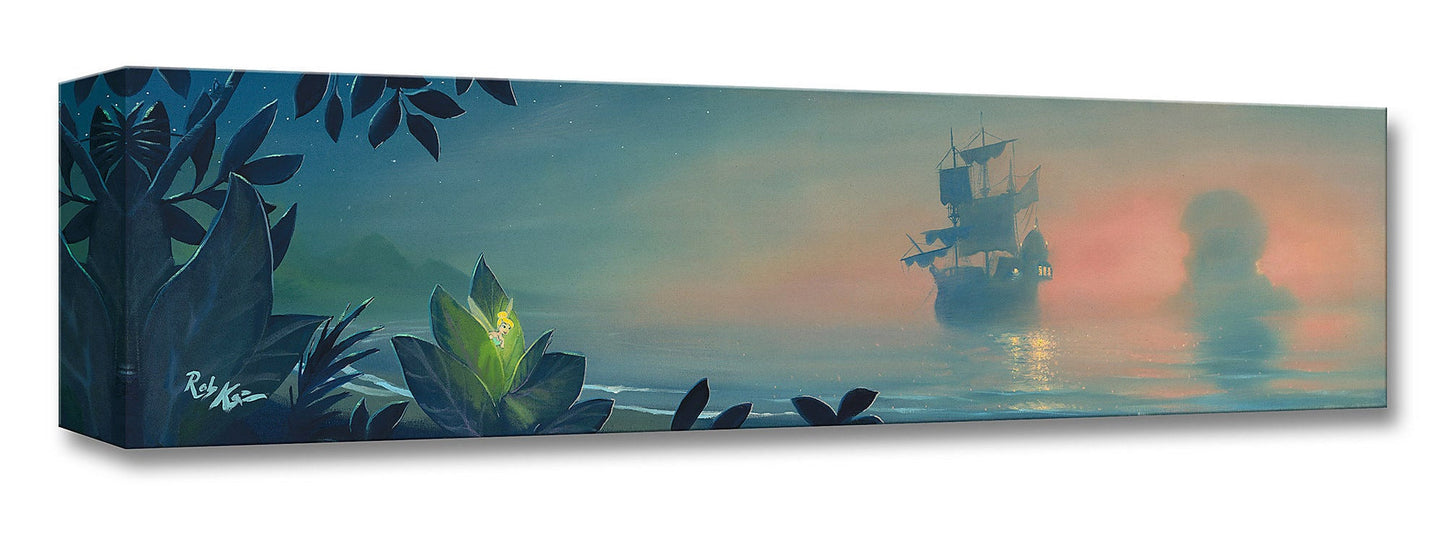 Rob Kaz Disney "Neverland Lagoon" Limited Edition Canvas Giclee