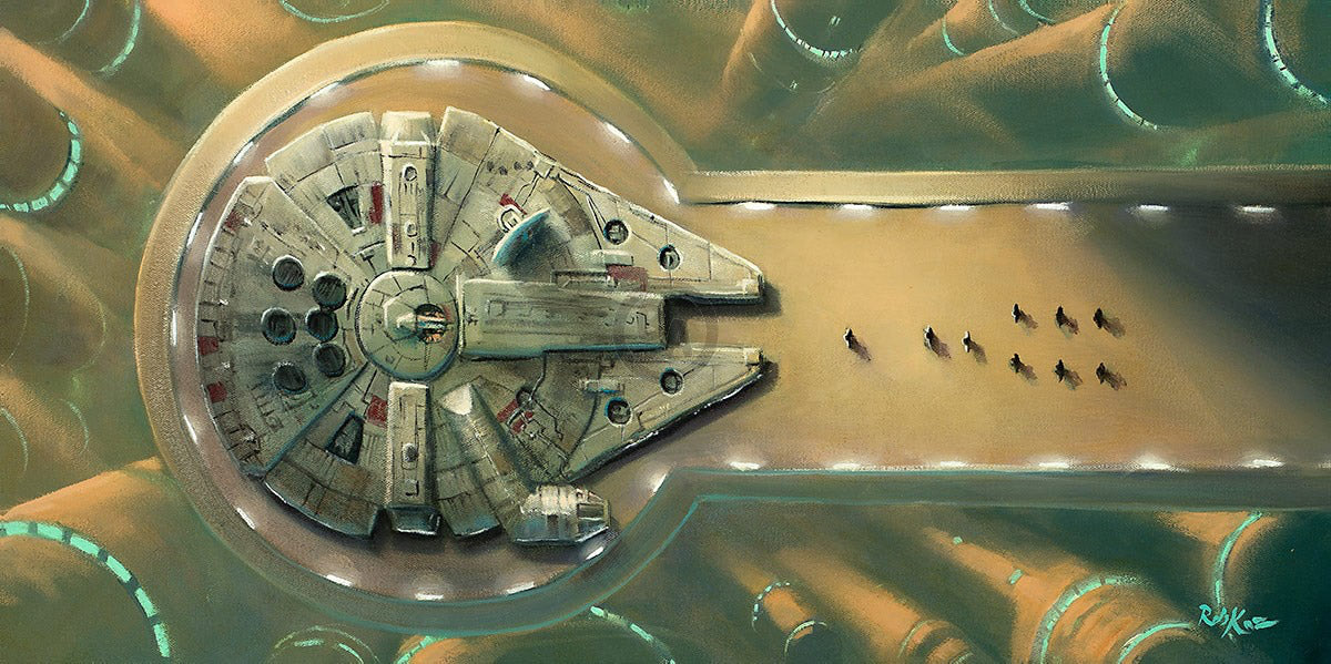 Rob Kaz Star Wars "Old Friends" Limited Edition Canvas Giclee